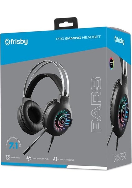 Frisby FHP-G1510B Pars 7.1 Sanal Surround Gamıng Kulaklık Rgb
