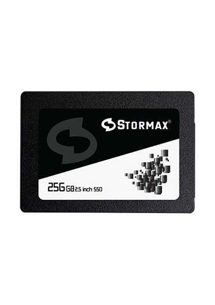 Stormax Black 256 GB 2.5" Sata3 SSD 550/530