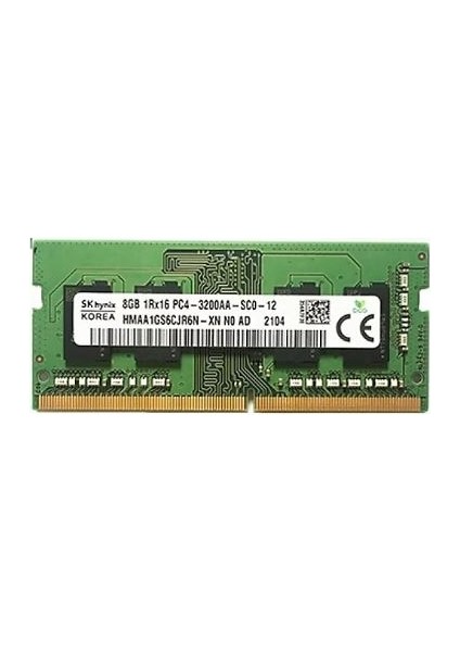 Hynıx HMAA1GS6CJR6N-XN 8gb Ddr4 3200MHZ Notebook Bellek