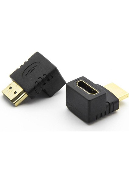 Vcom CA319 HDMI Erkek To HDMI Dişi L Vertical Çevirici