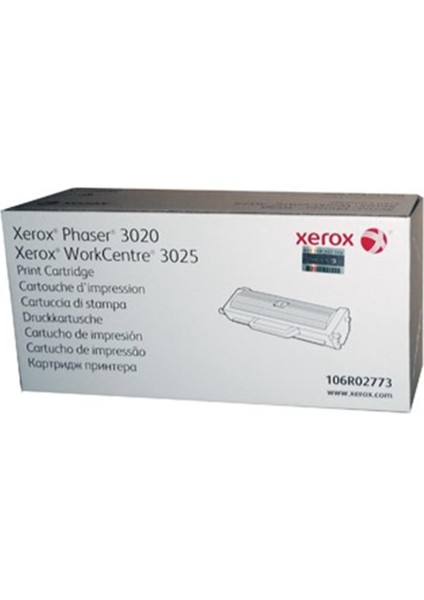 Xerox 106R02773 Phaser 3020-3025 Toner 1.500 Sayfa