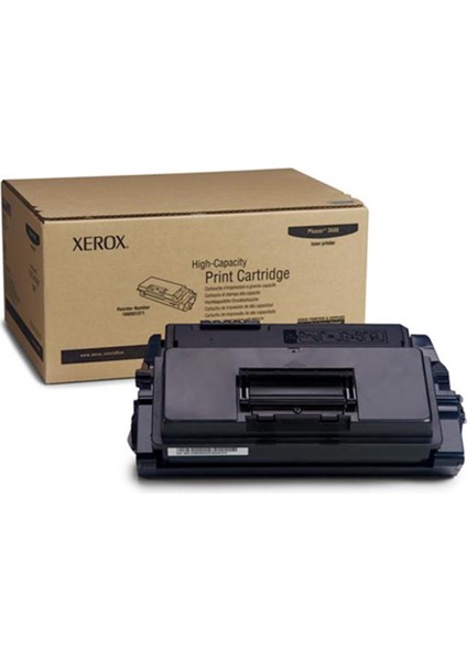 Xerox 106R01371 Phaser 3600 Yüksek Kapasite Black Siyah Toner 14.000 Sayfa