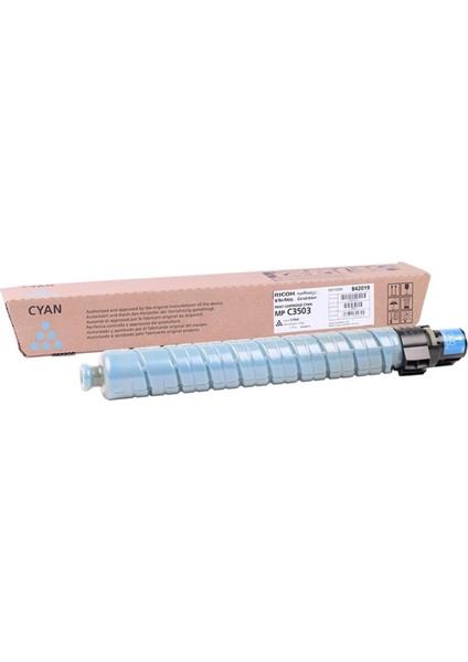 Ricoh Mp C3503 Cyan Mavi Orjinal Fotokopi Toneri Mp C3003-3004 18.000 Sayfa