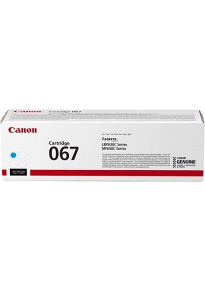 Canon CRG-067 C Cyan Mavi Toner MF65X