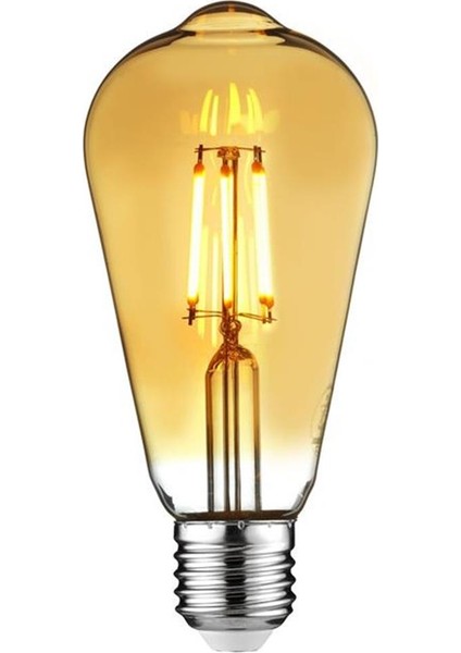 Horoz Vintage-6 Rustıc Globe LED Ampul 6W 2200K Flament