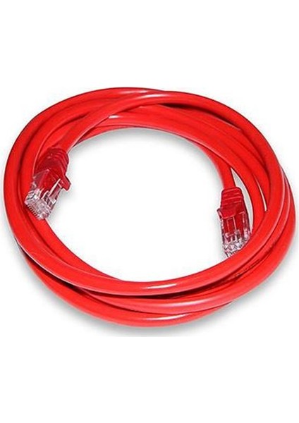 Cat6 26 Awg 1 Metre Kırmızı Patch Kablo