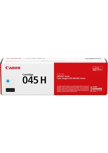 Canon CRG-045H C Cyan Mavi 2.200 Sayfa Yüksek Kapasite Toner MF635-631 LBP613