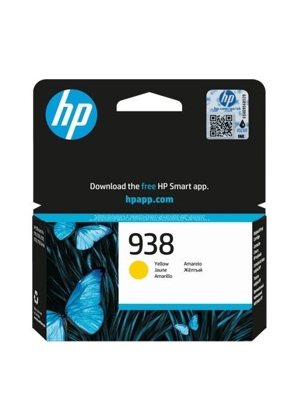 Hp 938 Sarı Orijinal Mürekkep Toneri