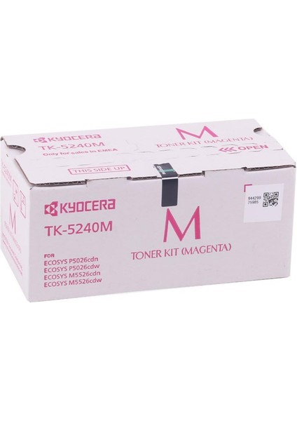 Kyocera TK-5240M Magenta Kırmızı Orjinal Fotokopi Toneri Ecosys M5526CDN-5526CDW P5026CDN-5026CDW 3.