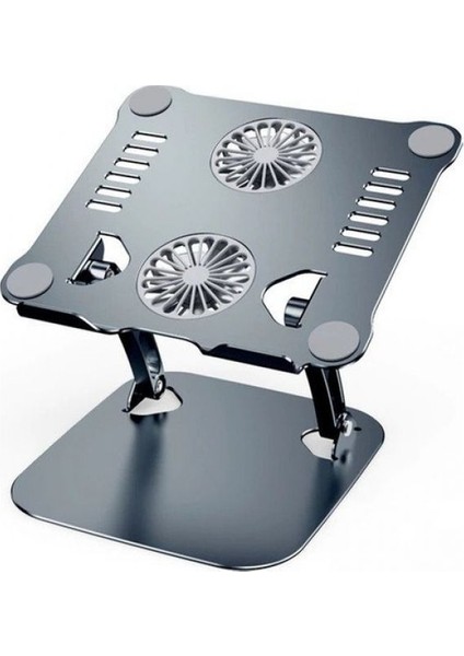 Daytona ST-801DG Iki Fanlı Notebook Standı,füme