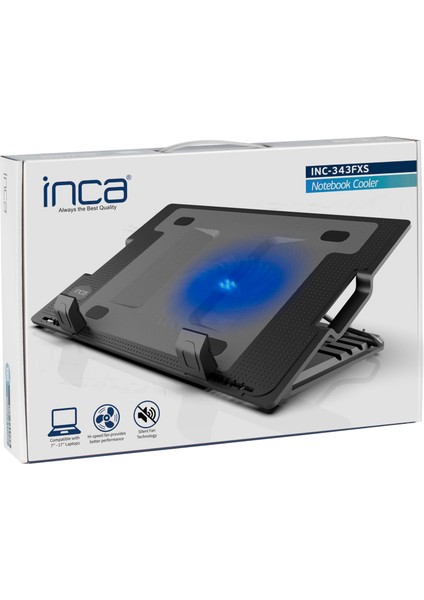 Inca INC-343FXS 11"- 17" Arası Notebook Soğutucu Stand