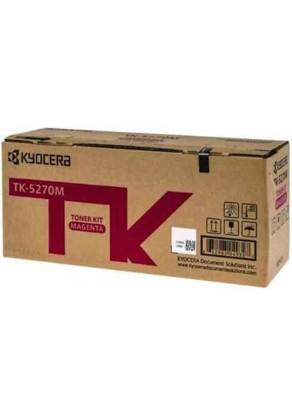 Kyocera TK-5270M Magenta Kırmızı Orjinal Fotokopi Toneri Ecosys M6230CIDN-M6630CIDN P6230CDN