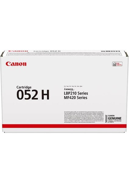 Canon CRG-052H Yüksek Kapasite Toner LBP212-214 MF421-426
