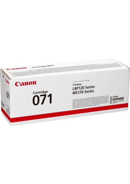 Canon CRG-071 Black Siyah Lazer Toner