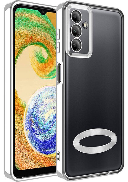 Samsung Galaxy A05S Kılıf Kamera Korumalı Logo Gösteren Omega Kapak