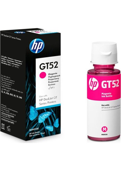 Hp GT52 Magenta Kırmızı Mürekkep M0H55AE