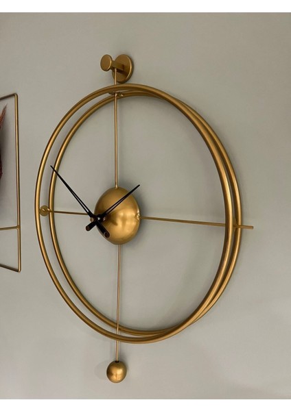 Xxl 60*80 cm - Versace Time - Metal Duvar Saati - Modern Dekoratif Metal Duvar Saati Moder fiyatları