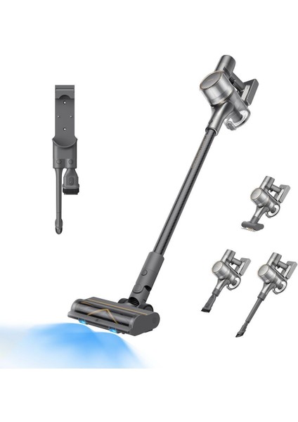 Dc R20 Çift Fırça Başlıklı Süpürge, Ev Için Akıllı Dikey El Süpürgesi 1-2 Saat 500-1000 L 2 Yıl Res