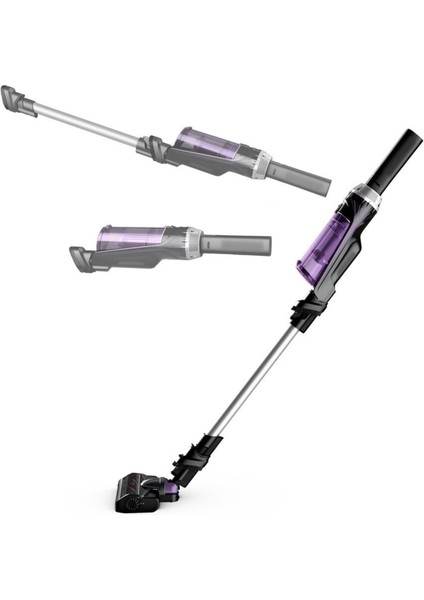 2 Yıl Elektrikli Süpürge X-Nano Essentıal Şarjlı 0 - 250 Watt 0-250 L