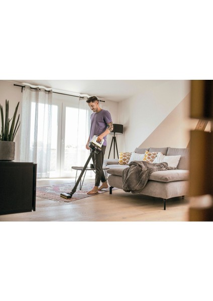 Beyaz Vc 4 Cordless Myhome Elektrikli Dik Süpürge 500-1000 L 1001 - 1500 Watt 2 Yıl Bldc Şarjlı