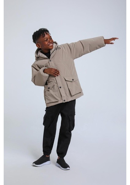 05-14 Yaş Erkek Çocuk Siyah Renk Kargo Cepli Pantolon fiyatları