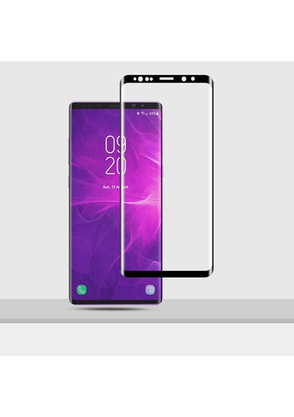 Samsung Galaxy Note 8 Uyumlu Kavisli Tam Kaplayan Ekran Koruyucu Özel Nano Pet Yapı Darbe Korumalı Etkin Koruma Impact Protected