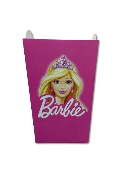 Barbie Mısır Kutusu 8 Li - Barbie Tema Doğum Günü Mısır Kutusu
