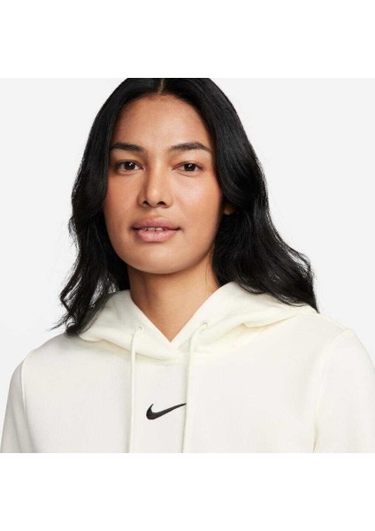 Nike Sportswear Phoenix Fleece Hoodie Kadın Beyaz Polarlı Sweatshirt Dq5872 fiyatları