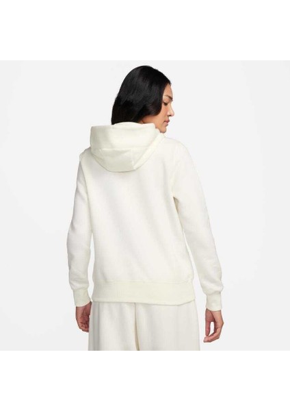 Nike Sportswear Phoenix Fleece Hoodie Kadın Beyaz Polarlı Sweatshirt Dq5872 modelleri
