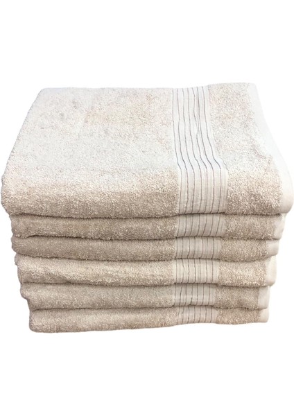 Vina Bej Büyük Boy % 100 Pamuk Banyo Havlusu 90 x 150