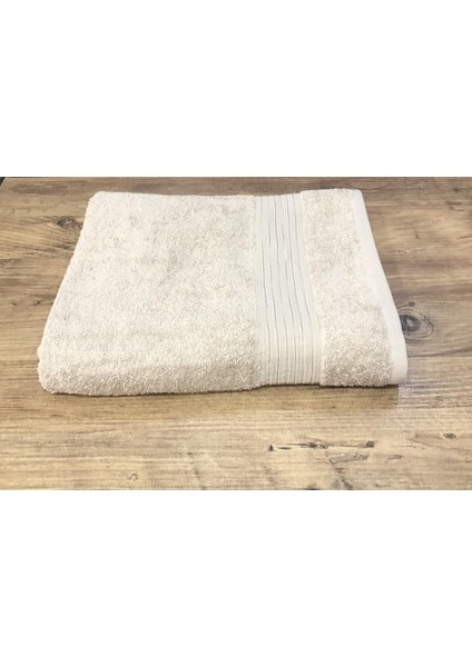 Vina Bej Büyük Boy % 100 Pamuk Banyo Havlusu 90 x 150