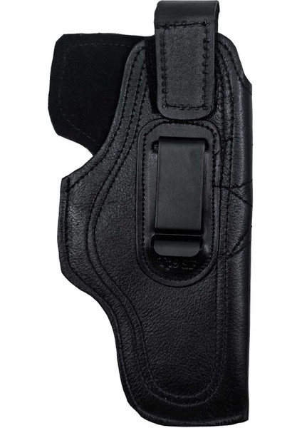Canik Tp9 Sf Için Uyumlu Çorap Tipi Deri Iç Kılıf Metal Maşalı Siyah