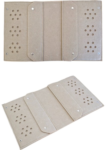 Kalemlik Çanta Tablet Boya Kalem Defter Düzenleyici Çanta 4 Gözlü Çok Amaçlı