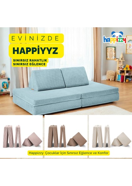 Altun Rattan Happizzy Modüler Oyun Koltuğu  Oyun, Dinlenme ve Konforun Bir Arada Olduğu Alan!     Happizzy Modüler Oyun Koltuğu, Çocuklarınız Için Hem Eğlenceli Bir Oyun Alanı Hem De Konforlu Bir Dinlenme Yeri