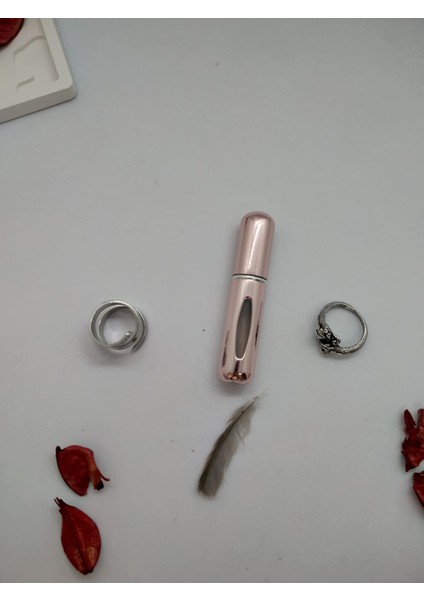 Mini Seyahat Parfüm Dolumlu Atomizer, Taşınabilir Parfüm Sprey Şişesi 5 ml