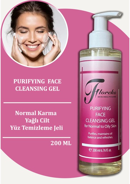 Normal Karma Yağlı Ciltler Yüz Temizleme Jeli 200 ml