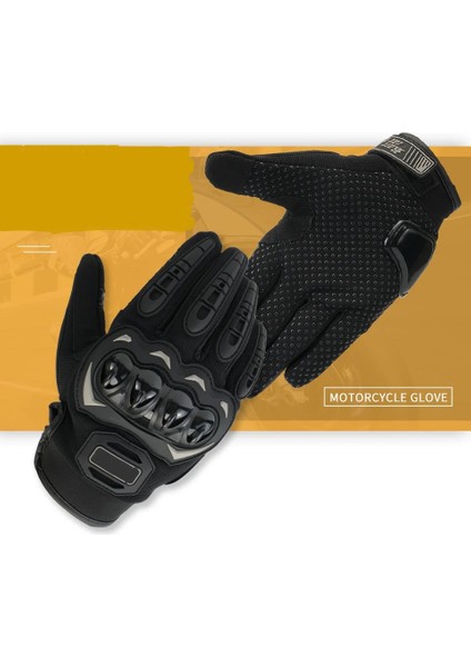 Motosiklet Eldiveni Motorcu Eldiveni Korumalı Dokunmatik Özellik Unisex Motorsiklet Eldiveni NX-3
