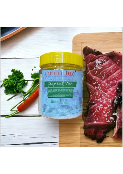 250GR Doğal Çorumtuz Yapraktuz Çorum Memlaha Kaynak Tuzu