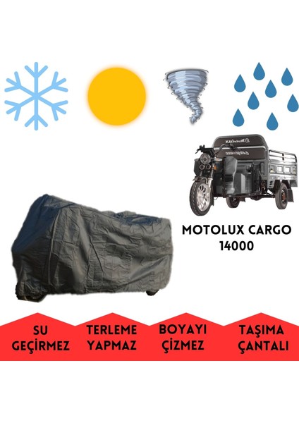 Motolux Cargo 14000 Kasalı Motor Brandası Su Geçirmez