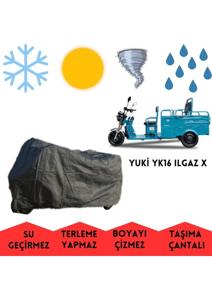 Yuki Yk-16 Ilgaz-X Kasalı Motor Brandası Su Geçirmez