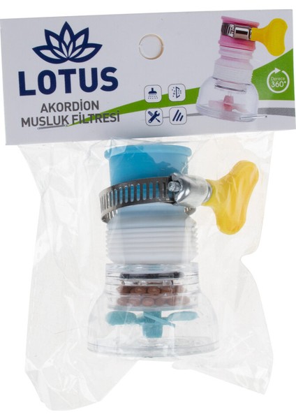 Musluk Filtresi Akordiyon Pervaneli Fırfırlı LTS-SF105 8228