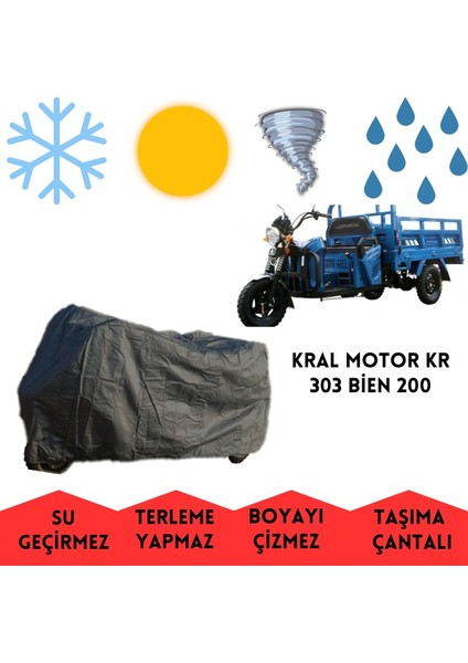 Kral Motor Kr 303 Bien 200 Kasalı Motor Brandası Su Geçirmez
