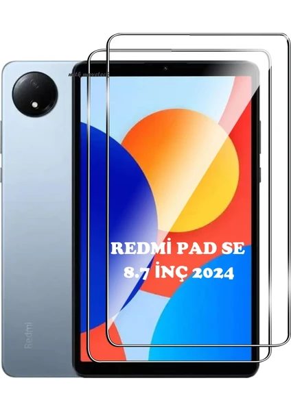 MTK Moveteck Xiaomi Redmi Pad Se 8.7 İnç Ekran Koruyucu Şeffaf Cam Nano