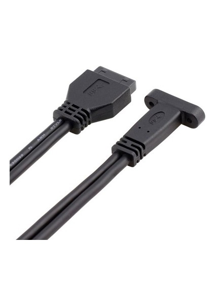 Type C 19-20 Pin Dişi To USB 3.0 Anakart Panel Pci Çevirici Kablosu