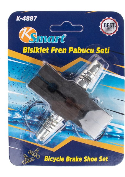 Bisiklet Fren Pabucu Seti Vakumlu 2 Li Kartela 56001.4926 K-4887 4887 4894