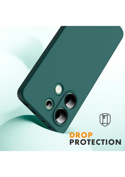 Xiaomi Redmi Note 13 Pro 4g Kılıf Yüksek Kalite 3D Kamera Korumalı Içi Kadife Lansman Liquid Silikon Kapak