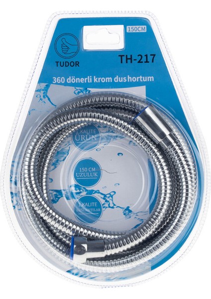Duş Hortumu 360 Dönerli Vakumlu TH-217 9428