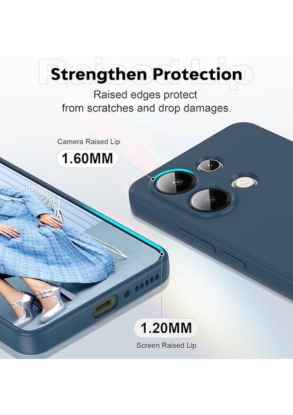 Xiaomi Redmi Note 13 4g Kılıf Yüksek Kalite 3D Kamera Korumalı Içi Kadife Lansman Liquid Silikon Kapak fırsatları