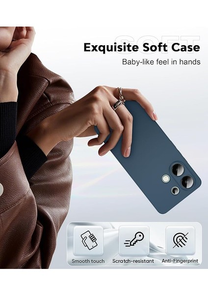 Xiaomi Redmi Note 13 4g Kılıf Yüksek Kalite 3D Kamera Korumalı Içi Kadife Lansman Liquid Silikon Kapak indirimleri