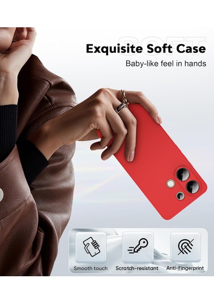 Xiaomi Redmi Note 13 Pro 4g Kılıf Yüksek Kalite 3D Kamera Korumalı Içi Kadife Lansman Liquid Silikon Kapak indirimleri